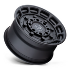Black Rhino Hard Alloys BR Warthog 17x8.5 Matte Black Wheel with 5x127 Bolt Pattern and 71.50mm Center Bore