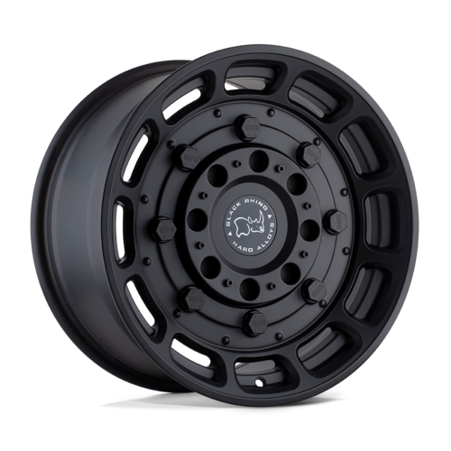 Black Rhino Hard Alloys BR Warthog 17x8.5 Matte Black Wheel with 5x127 Bolt Pattern and 71.50mm Center Bore