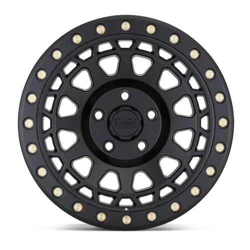 Black Rhino Hard Alloys BR PRIMM 18x9.5 Matte Black with Brass Bolts Wheel