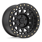 Black Rhino Hard Alloys PRIMM 18x9.5 Matte Black with Brass Bolts - 8x165.1 Bolt Pattern, +0 Offset, 122.4mm Center Bore