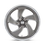 US Mag 1PC U133 Desperado 20x9.5 inch Anthracite Milled Diamond Cut Lip Wheel