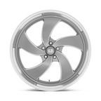 US Mag 1PC Desperado 24x10 Inch Off-Road Wheel with Anthracite Milled Finish and Diamond Cut Lip - 5x127 Bolt Pattern, 78.1mm Center Bore