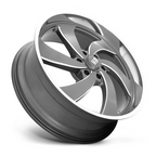 US Mag 1PC Desperado 24x10 Inch Wheel with 6x139.7 Bolt Pattern and 25mm Offset in Anthracite Milled Finish
