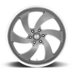 US Mag 1PC Desperado 24x10 Inch Wheel with 6x139.7 Bolt Pattern and 25mm Offset in Anthracite Milled Finish