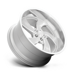 US Mag 1PC Desperado 22x10.5 Wheel with Silver Brushed Face and Diamond Cut Lip - 5x127 Bolt Pattern
