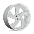 US Mag 1PC Desperado 22x8.5 Wheel with Silver Brushed Finish and 5x120.65 Bolt Pattern