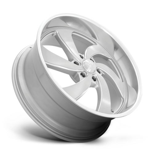 US Mag 1PC Desperado 24x9 Wheel with 6x135 Bolt Pattern and Silver Brushed Finish