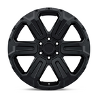 Black Rhino Hard Alloys BR WANAKA 17x8.5 Matte Black Wheel with 6x139.7 Bolt Pattern and -18 Offset
