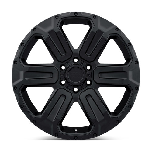 Black Rhino Hard Alloys BR WANAKA 17x8.5 Matte Black Wheel with 6x139.7 Bolt Pattern and +12 Offset
