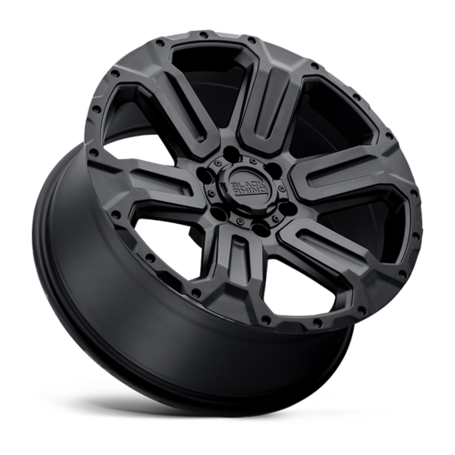 Black Rhino Hard Alloys BR WANAKA 17x8.5 Matte Black Wheel with 6x139.7 Bolt Pattern and -18 Offset