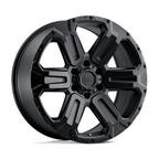 Black Rhino Hard Alloys BR WANAKA 17x8.5 Matte Black Wheel with 6x139.7 Bolt Pattern and -18 Offset