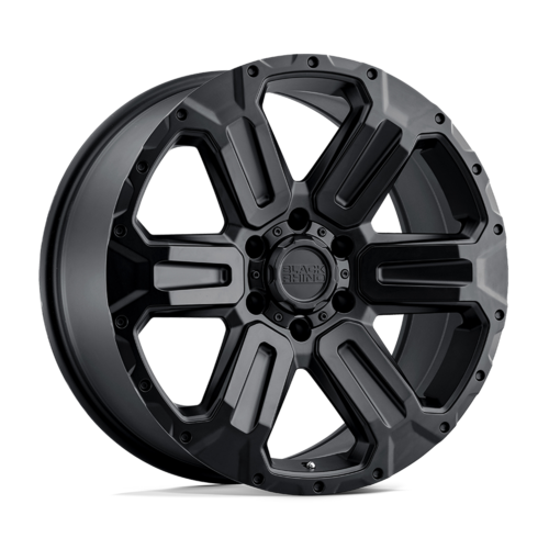 Black Rhino Hard Alloys BR WANAKA 18x9 Matte Black Wheel with 6x132 Bolt Pattern and +35 Offset