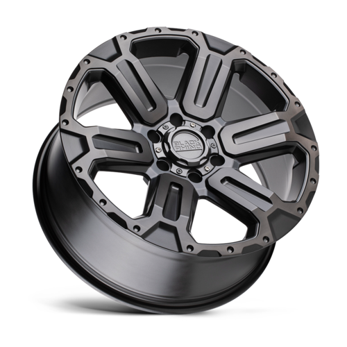 Black Rhino Hard Alloys BR WANAKA 18x9 Matte Gunmetal Wheel with 6x139.7 Bolt Pattern and +12 Offset