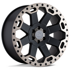Black Rhino Hard Alloys WARLORD 18x8 Matte Black with Machined Dark Tint Wheel - 5x114.3 Bolt Pattern, +35 Offset