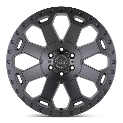 Black Rhino Hard Alloys WARLORD 20x9 Matte Gunmetal Wheel with 8x180 Bolt Pattern and +12 Offset