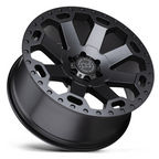 Black Rhino Hard Alloys WARLORD 17x8 Matte Gunmetal Wheel with 6x130 Bolt Pattern and +52 Offset