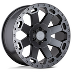 Black Rhino Hard Alloys WARLORD 20x9 Matte Gunmetal Wheel with 5x150 Bolt Pattern and +12 Offset