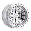 Black Rhino Hard Alloys BR PRIMM 17x9 Silver Mirror Face & Machined Ring Wheel
