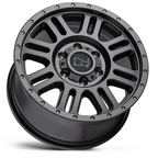 Black Rhino Hard Alloys Yellowstone 16x8 Matte Gunmetal Wheel with 5x130 Bolt Pattern and +45 Offset