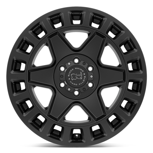 Black Rhino Hard Alloys BR YORK 17x8 Matte Black Wheel with 6x130 Bolt Pattern and +52 Offset