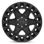 Black Rhino Hard Alloys BR YORK 17x8 Matte Black Wheel with 6x130 Bolt Pattern and +52 Offset