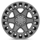 Black Rhino Hard Alloys BR YORK 17x8 Matte Gunmetal Wheel with 6x130 Bolt Pattern and +52 Offset