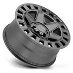Black Rhino Hard Alloys BR YORK 17x8 Matte Gunmetal Wheel with 6x130 Bolt Pattern and +52 Offset