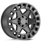 Black Rhino Hard Alloys BR YORK 17x8 Matte Gunmetal Wheel with 6x130 Bolt Pattern and +52 Offset