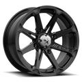 MSA Offroad Wheels M12 Diesel UTV 18x7 Gloss Black Wheel with 4x137 Bolt Pattern and 112.10 Center Bore