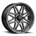 MSA Offroad Wheels M26 VIBE UTV 14x7 Dark Tint Gray Wheel with 4x156 Bolt Pattern