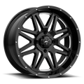 MSA Offroad Wheels M26 VIBE UTV 14x7 Black Gloss Milled Wheel