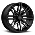 MSA Offroad Wheels M40 Rogue UTV 15x7 Satin Black with Titanium Tint – 4x137 Bolt Pattern, +10 Offset