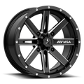 MSA Offroad Wheels M41 Boxer UTV 15x7 Gloss Black Milled with 4x156 Bolt Pattern