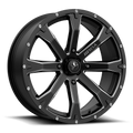 MSA Offroad Wheels M42 Bounty UTV 15x7 Satin Black Milled Wheel with 4x156 Bolt Pattern