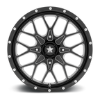 MSA Offroad Wheels M45 Portal UTV 20x7 Gloss Black Milled with 4x156 Bolt Pattern