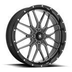 MSA Offroad Wheels M45 Portal UTV 24x7 Gloss Black Milled Wheel with 4x156 Bolt Pattern
