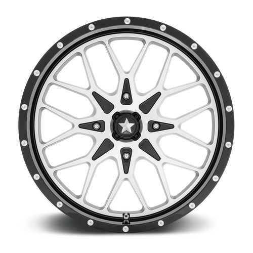 MSA Offroad Wheels M45 Portal UTV 14x7 with Gloss Black Machined Finish and 4x137 Bolt Pattern
