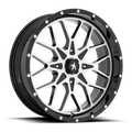 MSA Offroad Wheels M45 Portal UTV 14x7 with Gloss Black Machined Finish and 4x137 Bolt Pattern