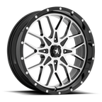 MSA Offroad Wheels M45 Portal UTV 20x7 Gloss Black Machined with 4x137 Bolt Pattern