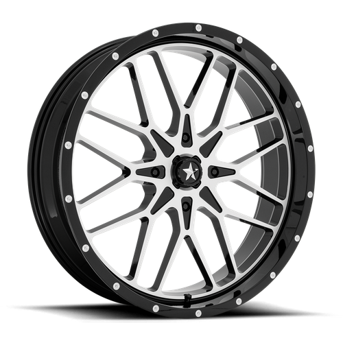 MSA Offroad Wheels M45 Portal UTV 24x7 with Gloss Black Machined Finish