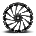 MSA Offroad Wheels M46 BLADE UTV 22x7 Gloss Black Milled Wheel