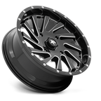 MSA Offroad Wheels M46 Blade UTV 18x7 Gloss Black Milled with 4x110 Bolt Pattern