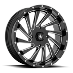 MSA Offroad Wheels M46 BLADE UTV 20x7 Gloss Black Milled Wheel with 4x110 Bolt Pattern