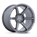 Motegi MR160 BATTLE VI 18x9.5 Inch Wheel with Gloss Gunzilla Finish and Machined Lip