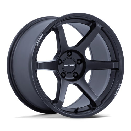 Motegi MR160 BATTLE VI 18x9.5 Matte Blackbird Metallic Wheel with 5x114.3 Bolt Pattern and +35 Offset