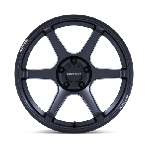 Motegi MR160 Battle VI 18x9.5 Matte Blackbird Metallic Wheel with 5x114.3 Bolt Pattern and +40 Offset