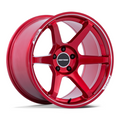 Motegi MR160 BATTLE VI 18x9.5 Inch Cherry Red Metallic Wheel with Machined Lip and 5x100 Bolt Pattern