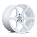 Motegi MR160 BATTLE VI 18x10.5 White Pearl Matte Wheel with 5x114.3 Bolt Pattern and +25 Offset