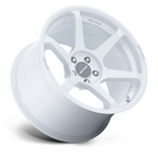 Motegi MR160 BATTLE VI 18x9.5 Wheel in Matsuri White Pearl Finish with 5x114.3 Bolt Pattern and +40 Offset