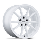 Motegi MR162 ZENTOKU 18x8.5 Inch Gloss White Alloy Wheel with 5x100 Bolt Pattern and +35 Offset